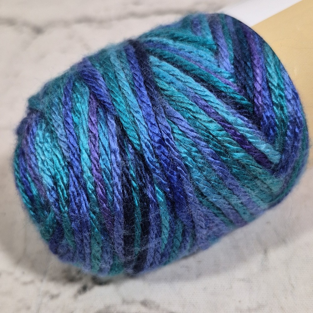 Caron Simply Soft Yarn 100% Acrylic 4-6 oz Skeins Assorted Blues Lot Of 3 - Picture 4 of 9